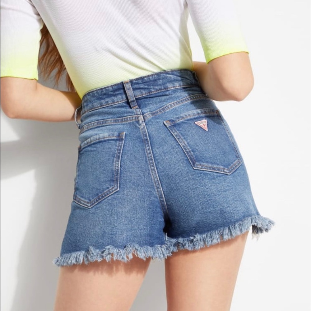 Guess High- Rise Slip Shorts - Picture 9 of 9